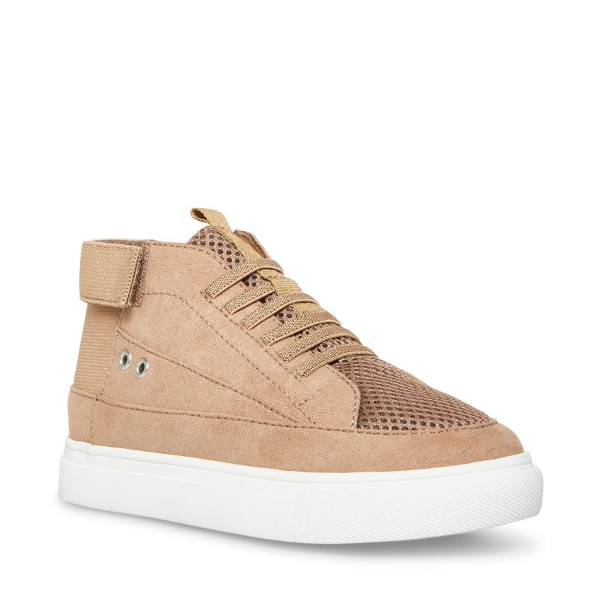 Khaki Steve Madden Achangee Kids' Sneakers | PH 4908FGE